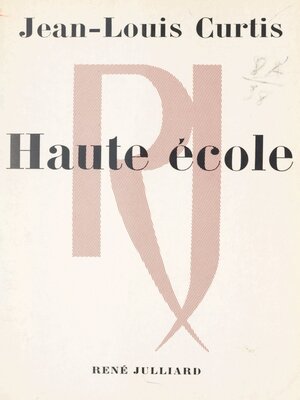 cover image of Haute école